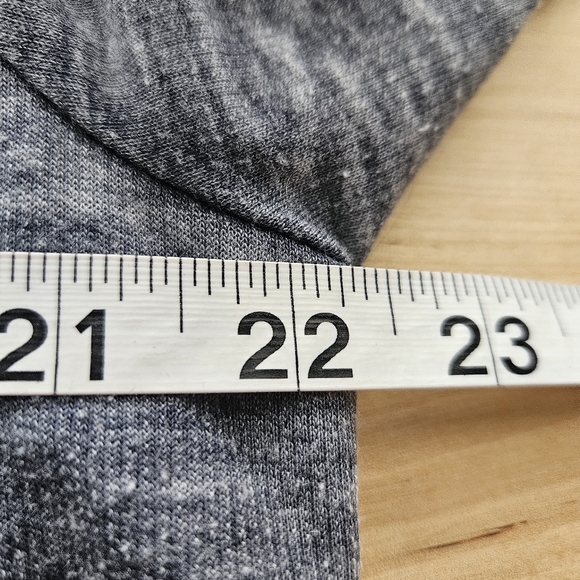 Halcyon Sweatshirt Cardigan Wrap Poncho Gray - Women Size Medium - Picture 7 of 9